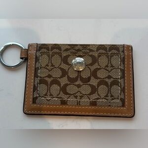 Coach Keychain and card holder
